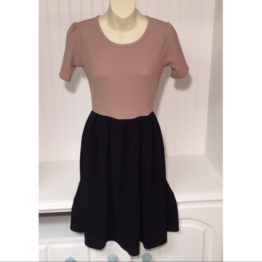 LuLaRoe Amelia Two Toned Dress